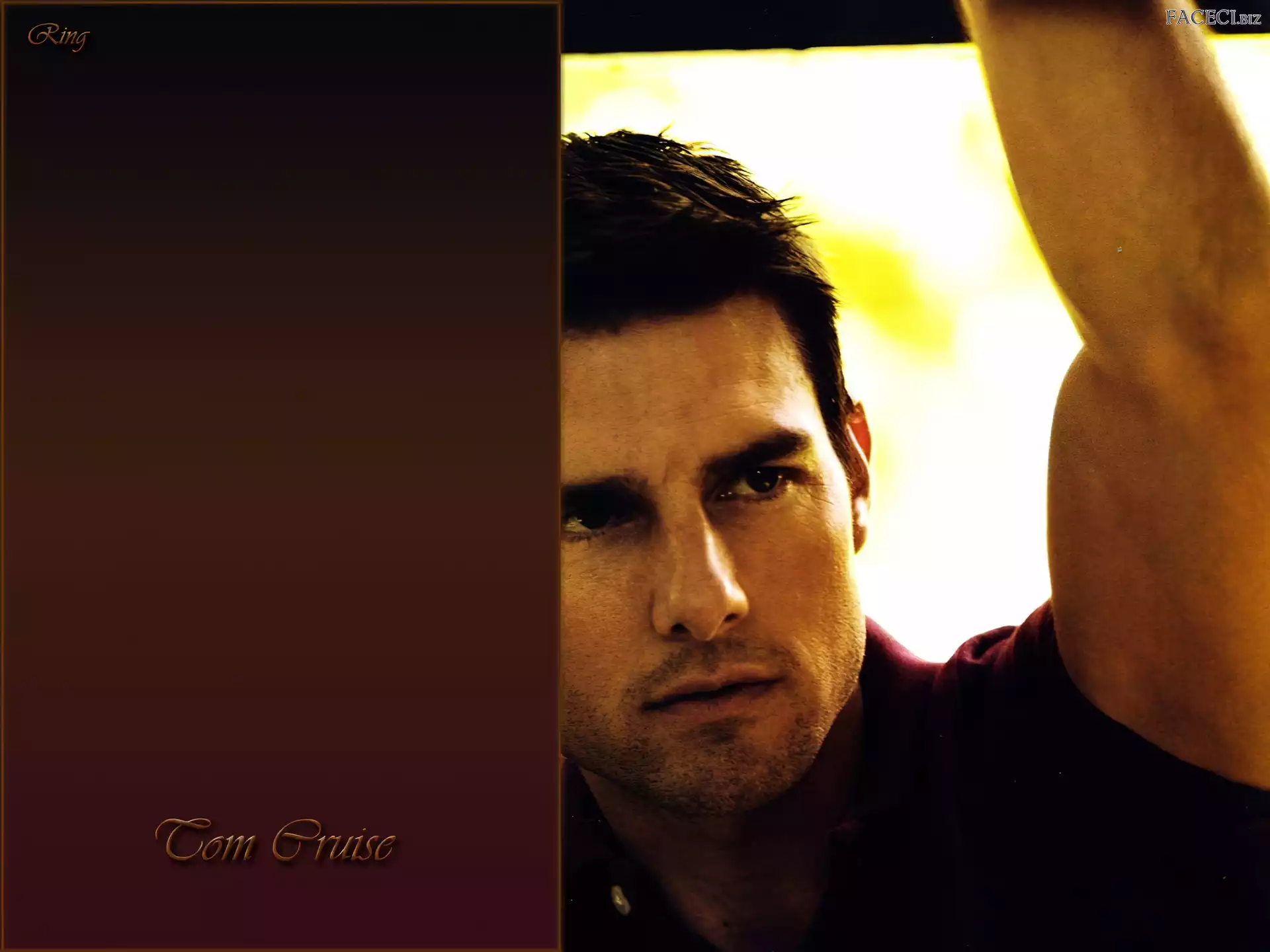 broda, Tom Cruise, ciemne oczy