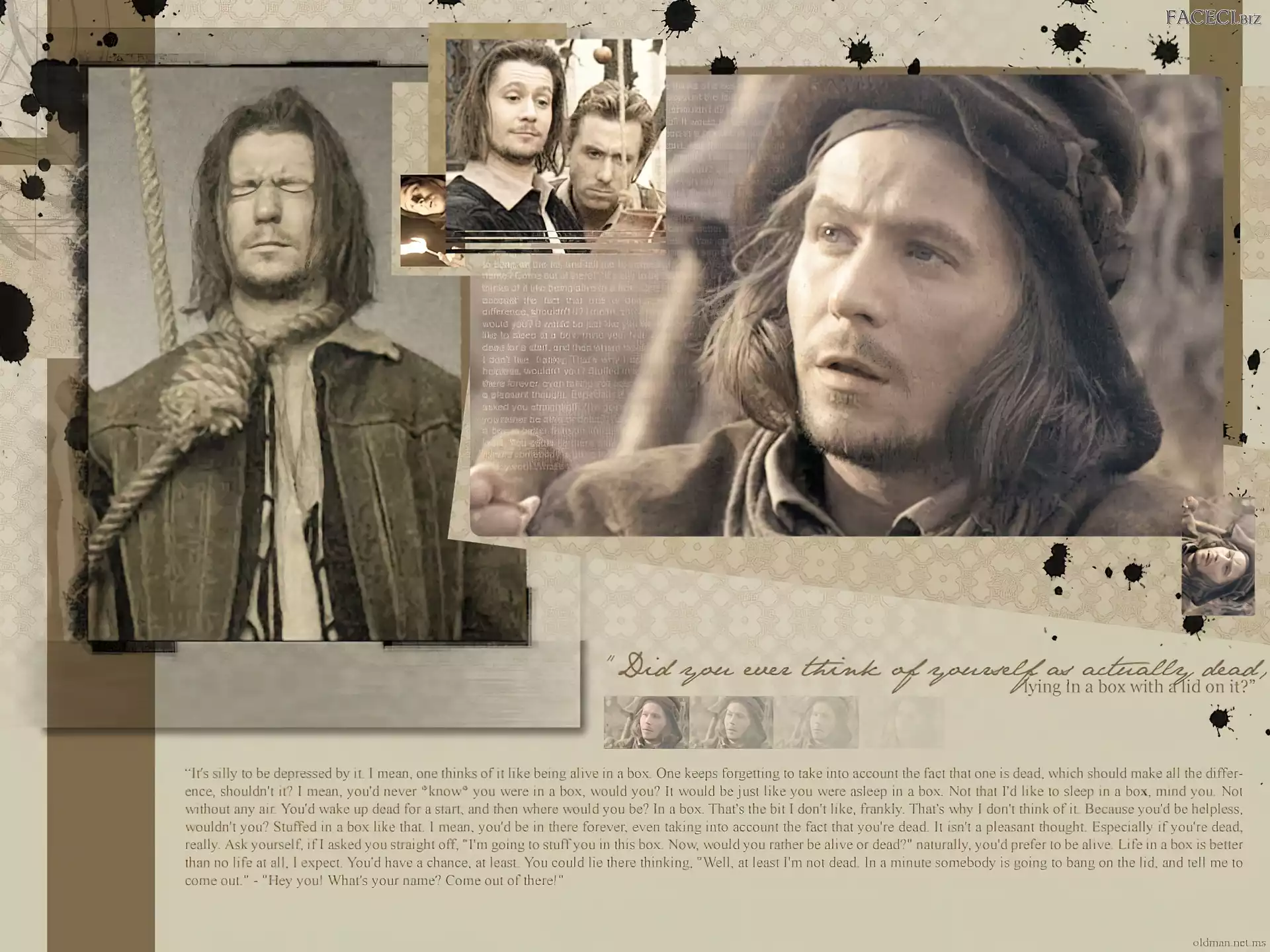 szubienica, Gary Oldman, kapelusz